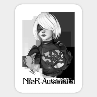 2B Nier Automata Sticker